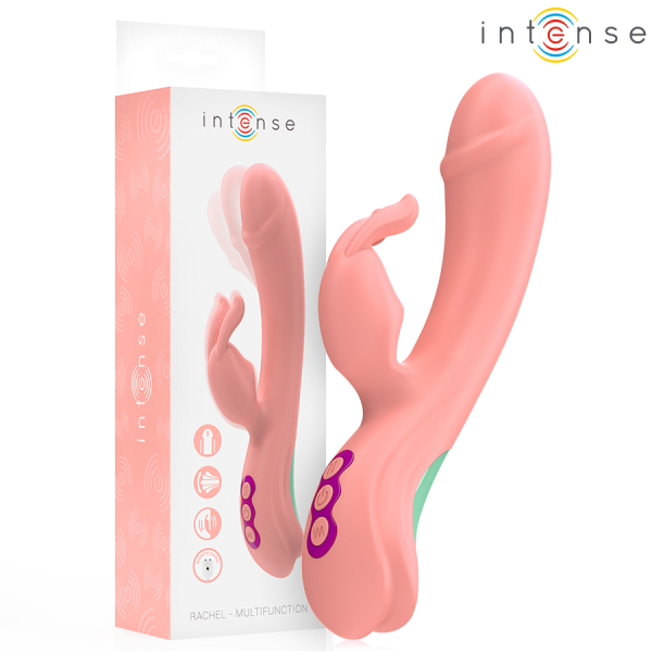 INTENSO - RACHEL RABBIT VIBRADOR 5 VIBRACIONES ROSA INTENSO DIVER