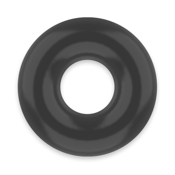 Anneau Pénis Super Flexible 4,5cm Noir - Livraison Discrète POWERING