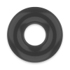 Anneau Pénis Super Flexible 4,5cm Noir - Livraison Discrète POWERING
