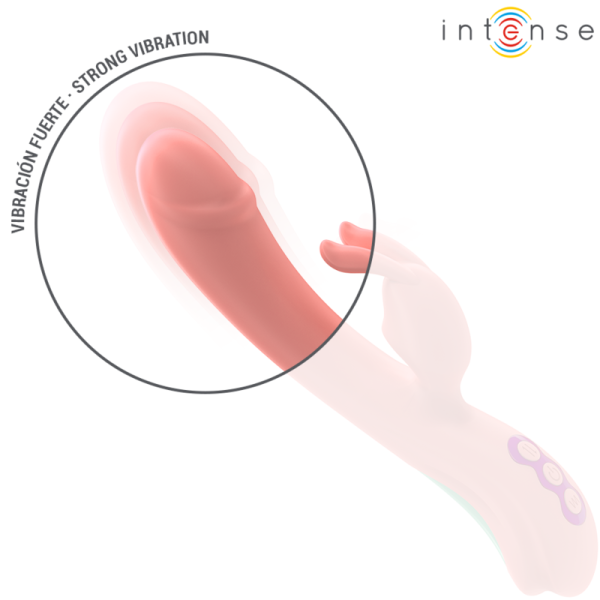 INTENSO - RACHEL RABBIT VIBRADOR 5 VIBRACIONES ROSA INTENSO DIVER