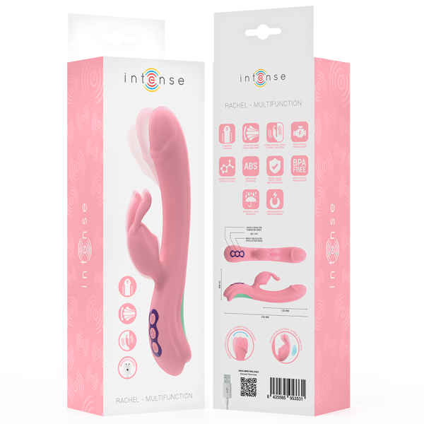 INTENSO - RACHEL RABBIT VIBRADOR 5 VIBRACIONES ROSA INTENSO DIVER