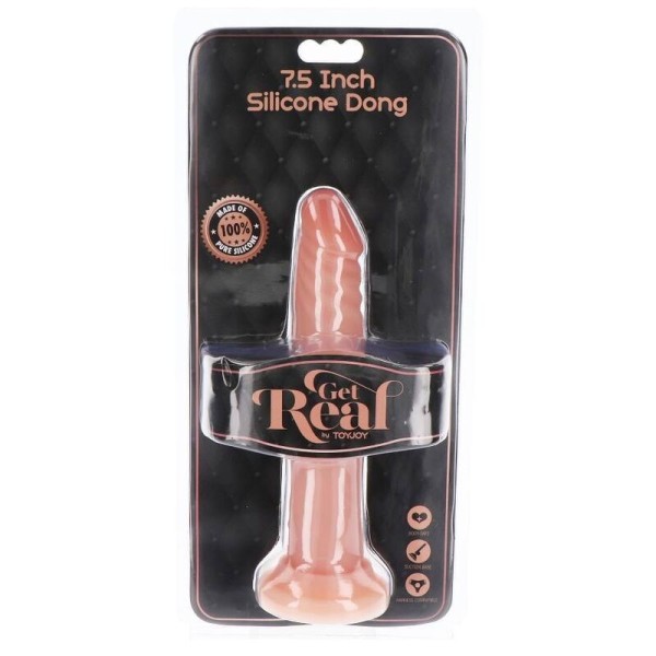 GET REAL - SILICONE DONG 19 CM PEAU GET REAL - Pénis réalistes