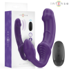 INTENSE - JILL DOBLE VIBRADOR 20 CM MORADO MANDO A DISTANCIA INTE