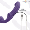 INTENSE - JILL DOBLE VIBRADOR 20 CM MORADO MANDO A DISTANCIA INTE