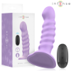 INTENSE - BRENDA VIBRATEUR TAILLE M DESIGN SPIRALE 10 VIBRATIONS VIOLET TÉLÉCOMMANDE INTENSE FUN