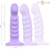 INTENSE - BRENDA VIBRATEUR TAILLE M DESIGN SPIRALE 10 VIBRATIONS VIOLET TÉLÉCOMMANDE INTENSE FUN