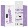 INTENSE - BRENDA VIBRATEUR TAILLE M DESIGN SPIRALE 10 VIBRATIONS VIOLET TÉLÉCOMMANDE INTENSE FUN