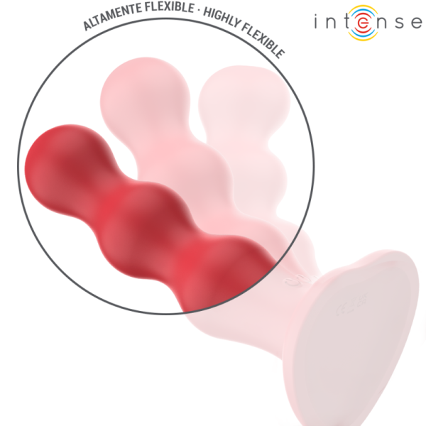 INTENSE - CODY VIBRATEUR AVEC VENTOUSE TÉLÉCOMMANDE ROUGE INTENSE FUN