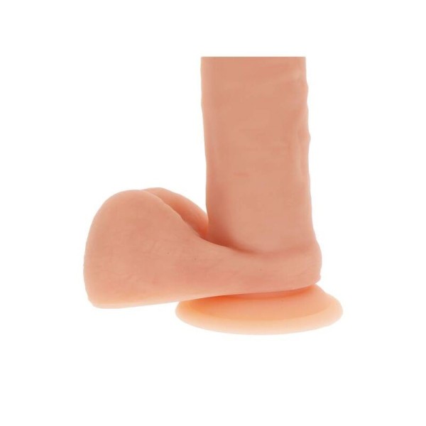 GET REAL - DILDO DE SILICONA DE 20,5 CM CON BOLAS DE PIEL GET REA