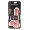 GET REAL - DILDO DE SILICONA DE 20,5 CM CON BOLAS DE PIEL GET REA
