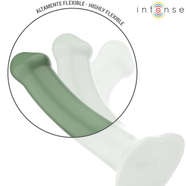 INTENSE - BECCA VIBRATEUR AVEC VENTOUSE 10 VIBRATIONS TÉLÉCOMMANDE VERTE INTENSE FUN