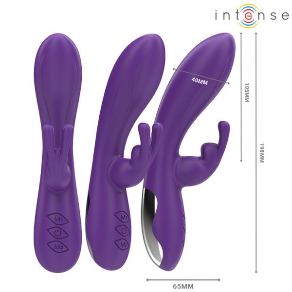 INTENSO - RANDALL RABBIT VIBRADOR 10 VIBRACIONES MORADO INTENSO D