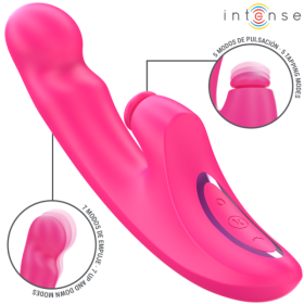 INTENSE - EMI VIBRATEUR 13,5 CM MULTIFONCTION 3 EN 1 10 VIBRATIONS ROSE INTENSE FUN