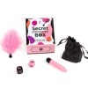 SECRET PLAY - COFFRET DE PLAISIRS POUR COUPLES : DÉS + BALLE VIBRANTE + STYLO À PLUME SECRETPLAY 100% GAMES