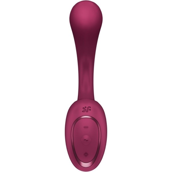 SATISFYER - G FOR GODDESS 2 BOUTEILLE VIBRATEUR LAPIN BORDEAUX SATISFYER VIBRATOR