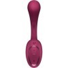 SATISFYER - G FOR GODDESS VIBRADOR 2 BOTELLA CONEJO BURDEOS VIBRA