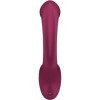 SATISFYER - G FOR GODDESS VIBRADOR 2 BOTELLA CONEJO BURDEOS VIBRA