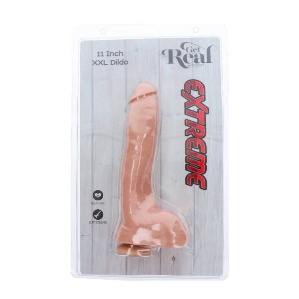 GET REAL - GODE EXTREME XXL 28 CM PEAU GET REAL - Pénis réalistes