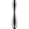 SATISFYER - PURE GRAVITY 3 GODEMICHET DOUBLE EXTRÉMITÉ EN ACIER INOXYDABLE SATISFYER DILDO