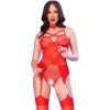 CHILIROSE - CR 4879 BODY ROJO SIN ENTREpierna XL BODYS CHILIROSE