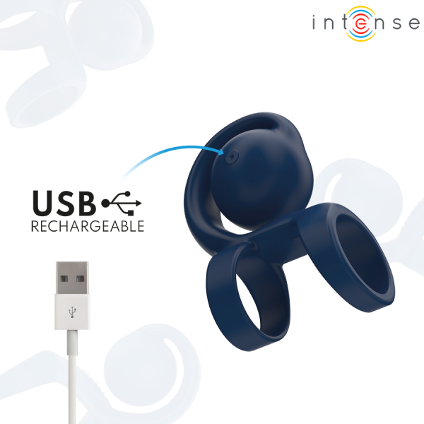 INTENSE - ANILLO PARA EL PENE TYSON CON BOLA VIBRADORA Ø 3,2 CM I