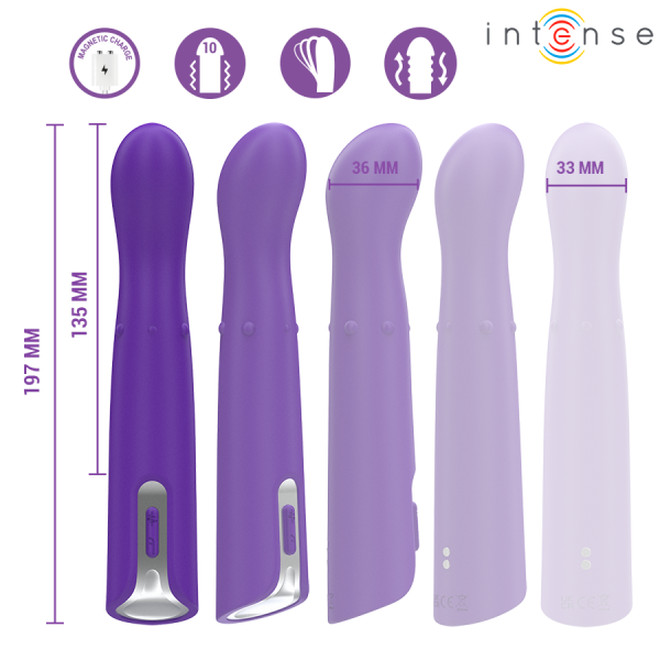 INTENSE - HELENA BEADS UP & DOWN WIGGLE VIBRADOR 13,5 CM INTENSE FUN