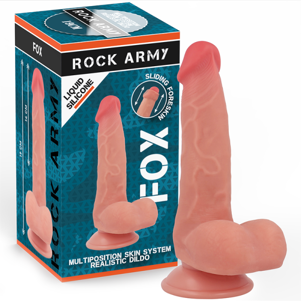 ROCKARMY - RENARD EN SILICONE LIQUIDE 19 CM -O- 3,2 CM ROCK ARMY