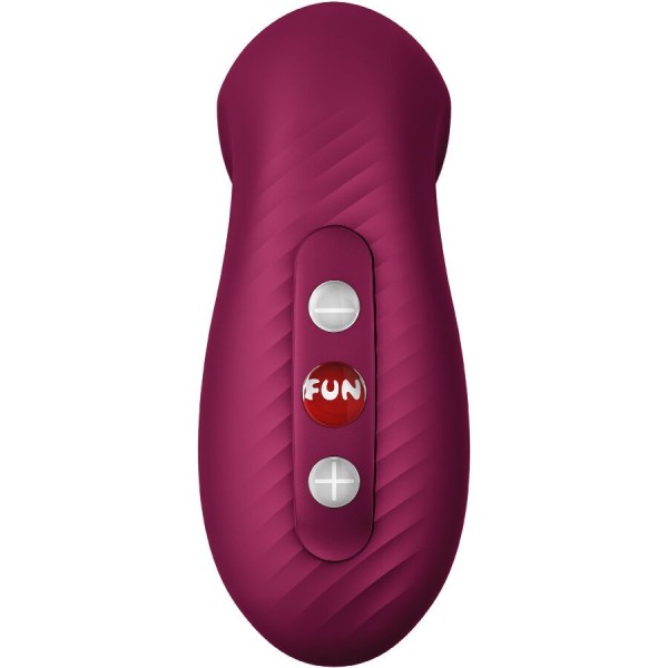 FUN FACTORY - VIBRADOR DE PULSO DE AR ​​VERMELHO DESIRE WINE FUN FACTORY