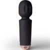 ROCKS-OFF - MINI BAGUETTE RECHARGEABLE 16 FONCTIONS TULIPE NOIRE ROCKS-OFF