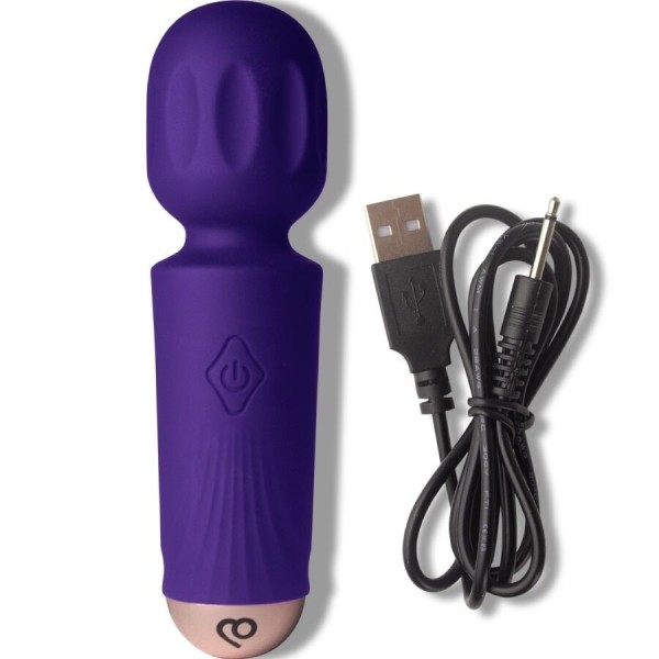 ROCKS-OFF - MINI BAGUETTE RECHARGEABLE 16 FONCTIONS VIOLET DREAM ROCKS-OFF