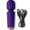 ROCKS-OFF - MINI BAGUETTE RECHARGEABLE 16 FONCTIONS VIOLET DREAM ROCKS-OFF