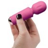 ROCKS-OFF - MINI BAGUETTE RECHARGEABLE 16 FONCTIONS ROSE PIVOINE ROCKS-OFF