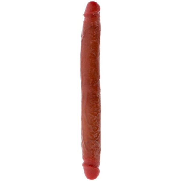 GET REAL - DILDO DOBLE DE SILICONA CARAMELO 35 CM GET REAL