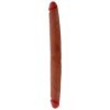 GET REAL - DILDO DE SILICONE COM FIM DUPLO CARAMELO 40 CM GET REAL
