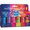 KIT LUBRIFICANTE VITAL & FRUITY PARA PELE - 6 x 12 ML PELES