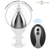 INTENSE - PLUG ANAL VIBRANT EN MÉTAL AVEC LUMIÈRES LED ET TÉLÉCOMMANDE - TAILLE S INTENSE ANAL TOYS