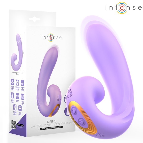 INTENSE - STIMULATEUR DE CLITORIS À DOUBLE VIBRATION MERYL INTENSE FUN