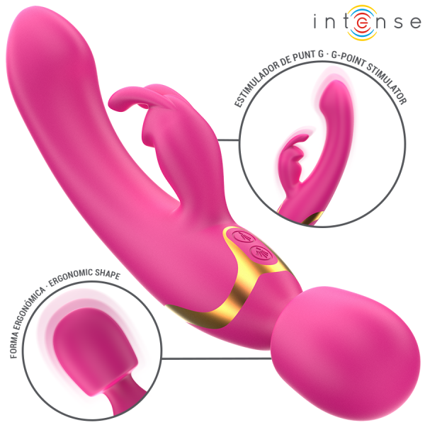 INTENSE - WINONA DOUBLE VIBRATEUR LAPIN & BAGUETTE INTENSE FUN