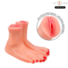 INTENSE DEEP TOUCH - GABBIE MASTUBADOR DEUX PIÈCES EN FORME DE PIED INTENSE DEEP TOUCH