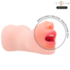 INTENSE DEEP TOUCH - MASTURBATEUR À DOUBLE BOUCHE ET VAGIN RILEY INTENSE DEEP TOUCH