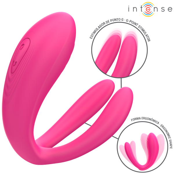 INTENSE - JULIA DOUBLE VIBRATEUR À PINCE STIMULATEUR AVEC TÉLÉCOMMANDE INTENSE COUPLES TOYS