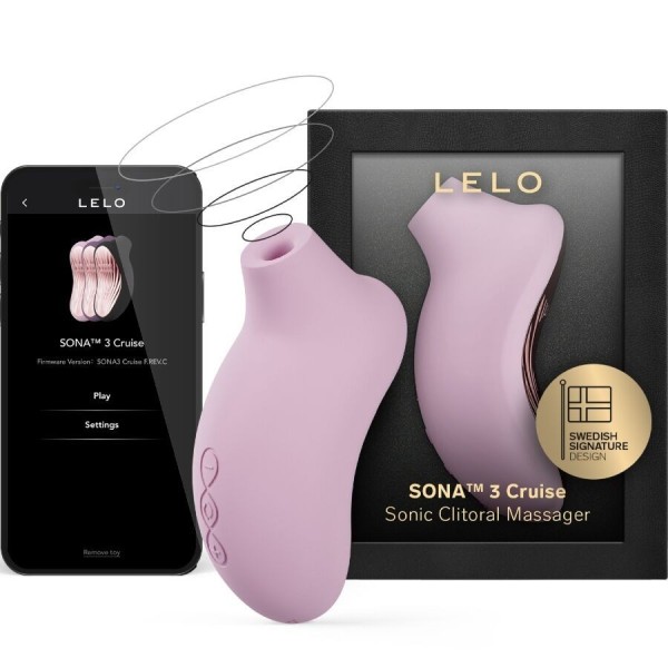 LELO - SONA 3 CRUISE MASSEUR CLITORAL SONIQUE ROSE PÂLE LELO
