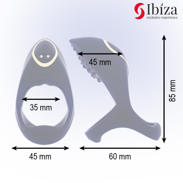 IBIZA - ANILLO PARA EL PENE MULTISENSORIAL IBIZA TECHNOLOGY