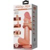 BONITO AMOR - SÉRIE SLIDING SKIN DILDO REALÍSTICO COM VENTOSA DESLIZANTE PELE MARROM 26 CM BONITO AMOR ALTO GRAU