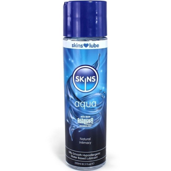 SKINS - AQUA LUBRIFIANT À BASE D'EAU 250 ML SKINS - Base d'eau
