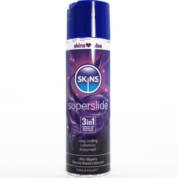 SKINS - LUBRICANTE A BASE DE SILICONA SUPERSLIDE 130 ML SKINS
