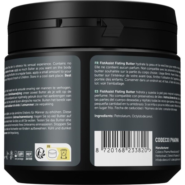 COBECO - FIST ASSIST BUTTER LUBRIFIANT À BASE D'HUILE 500 ML COBECO - FIST ASSIST