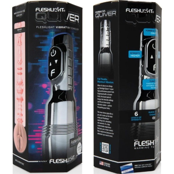 FLESHLIGHT - MASTURBATEUR VIBRANT RECHARGEABLE QUIVER FLESHLIGHT