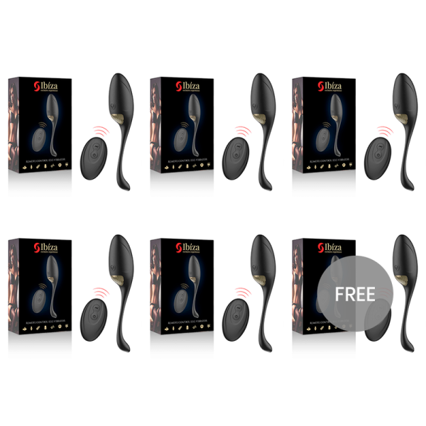 ECOPACK 6 UNITÉS - IBIZA VIBRATEUR DOEUFS TÉLÉCOMMANDE IBIZA TECHNOLOGY