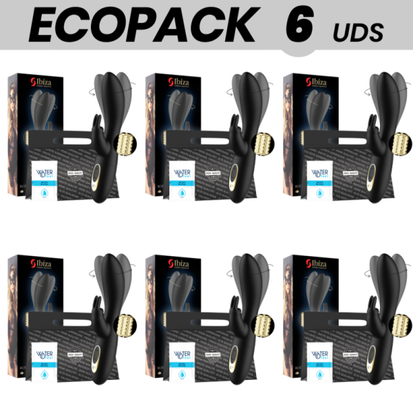 ECOPACK 6 UNITÉS - IBIZA VIBRATEUR LAPIN ROTATIF IBIZA TECHNOLOGY